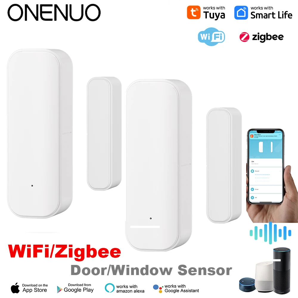 Home Security Battery - Tuya WiFi Zigbee Sensor de puerta