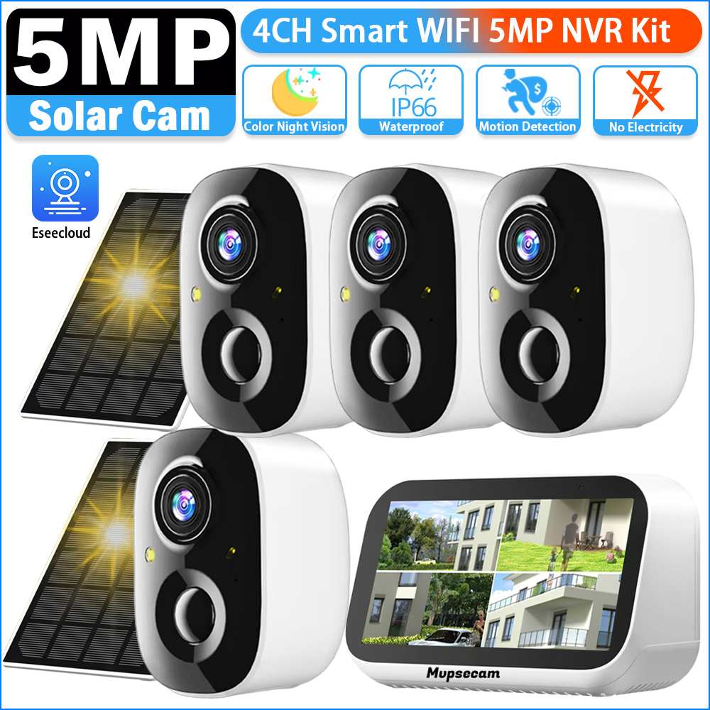 Audio bidireccional 5MP 4CH 4, - Nvr Kit 8 Channel reseña y precio