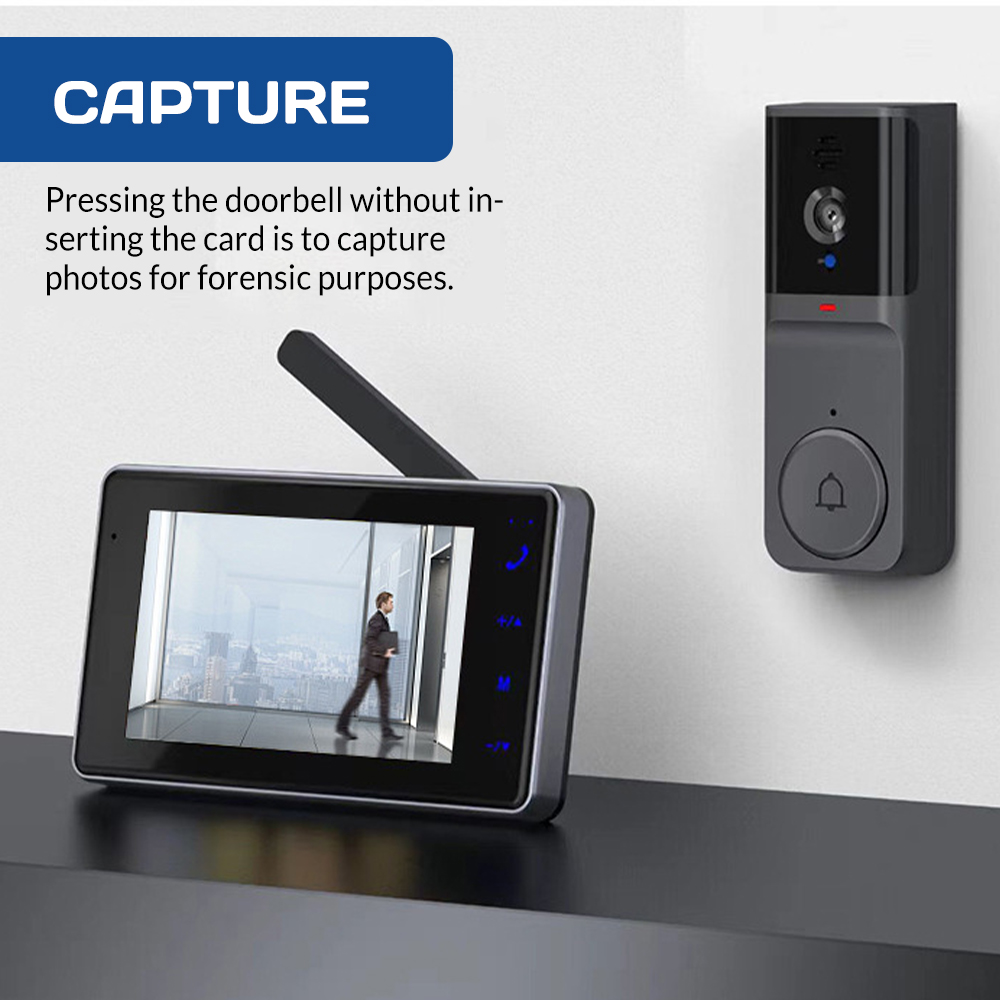 Videoportero Inalámbrico con P - Home Security Video Systems reseña y precio