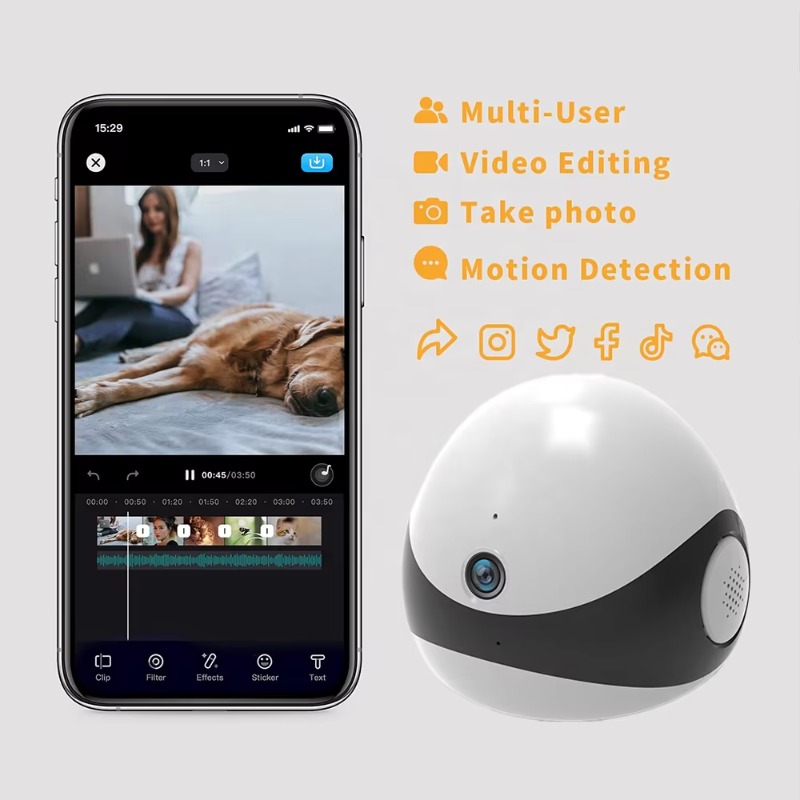 Cámara Robot Inalámbrica 2K HD - Home Security Robot Dog reseña y precio