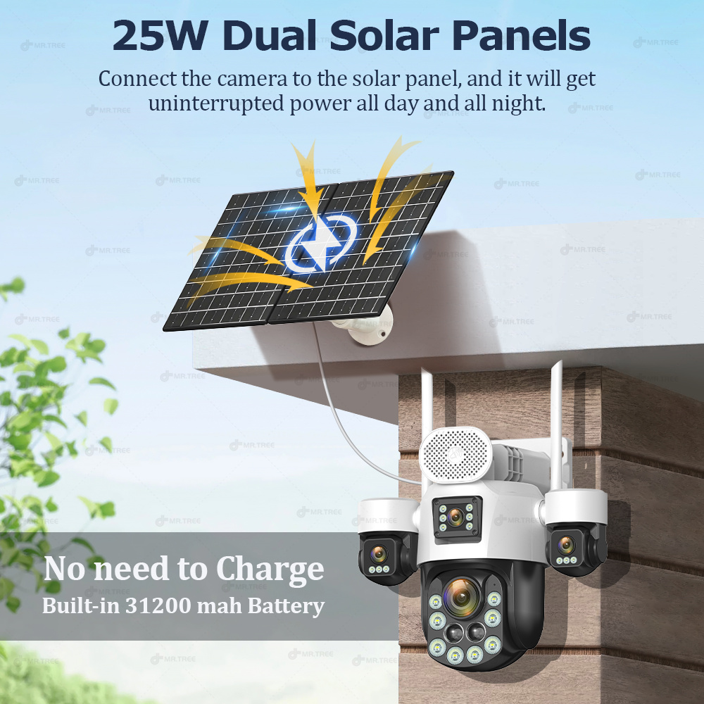 Cámara Solar de vigilancia en  - Home Security Battery reseña y precio