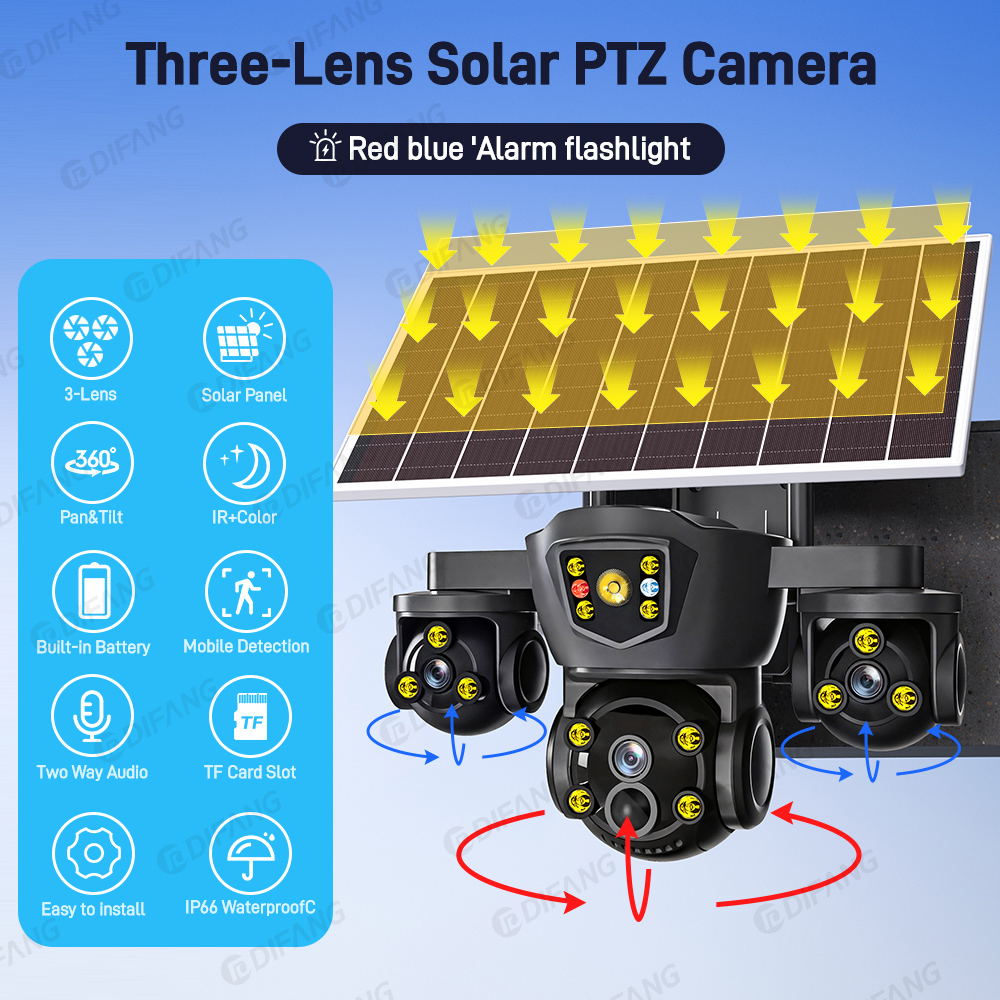 Cámara Solar WIFI V380 Pro Nue - Home Security Outdoor Cameras reseña y precio