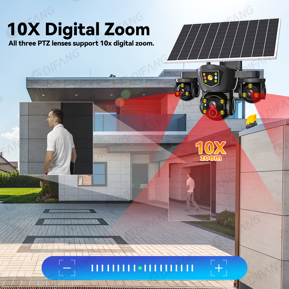 Cámara Solar WIFI V380 Pro Nue - Home Security Outdoor Cameras reseña y precio
