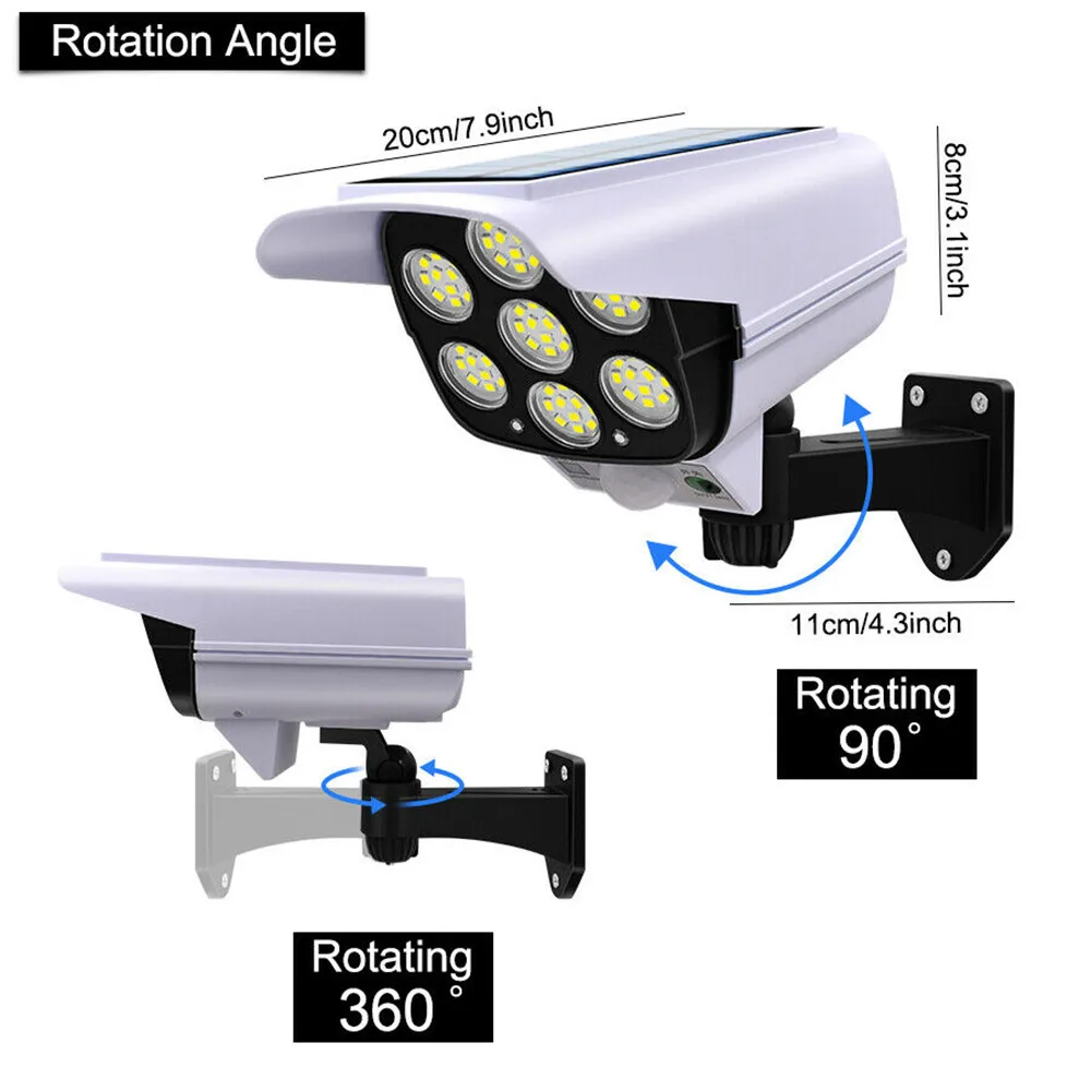 Luz Solar para exteriores, Sen - Home Security Battery reseña y precio