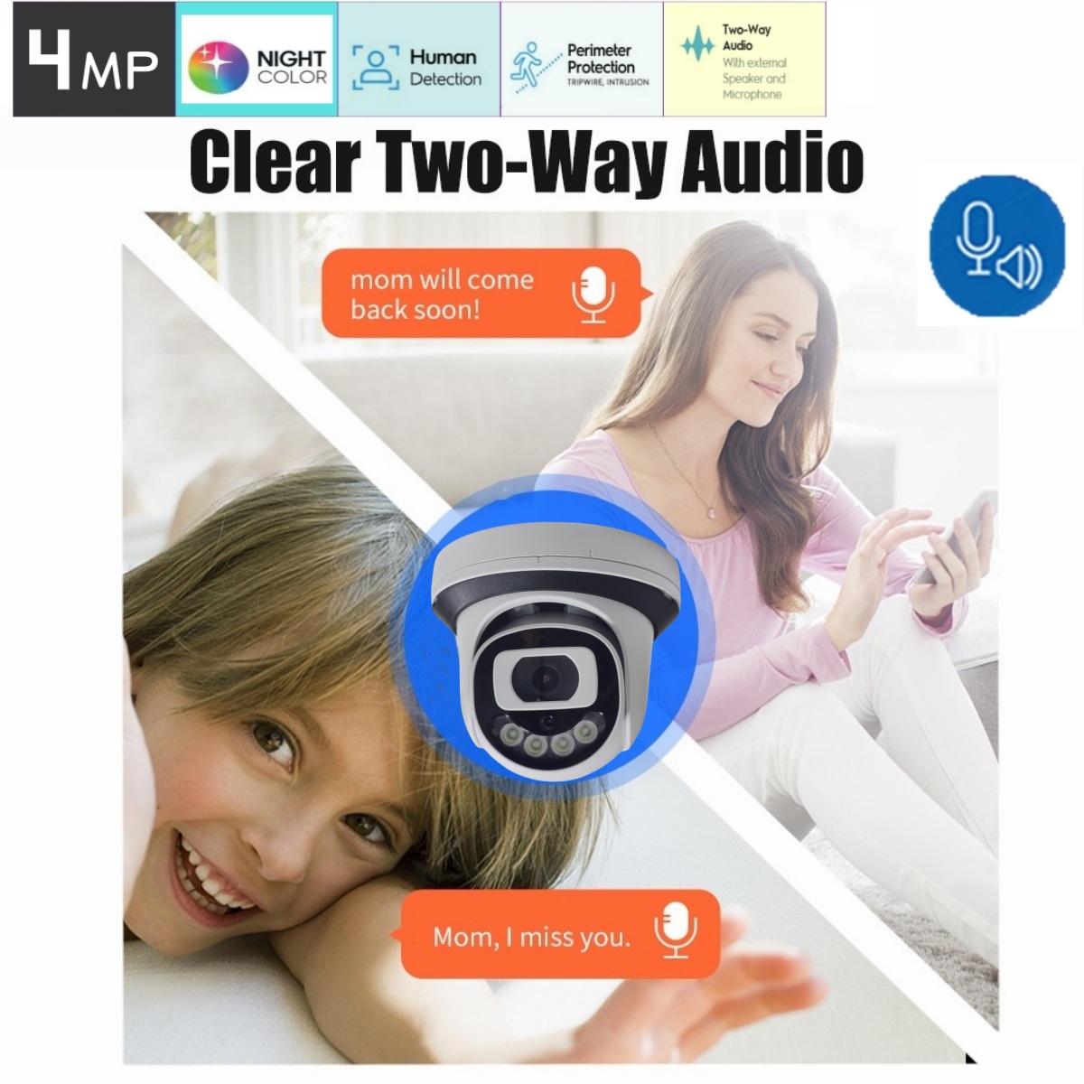 Cámara de Seguridad WiFi de 4M - Home Security Video Systems reseña y precio