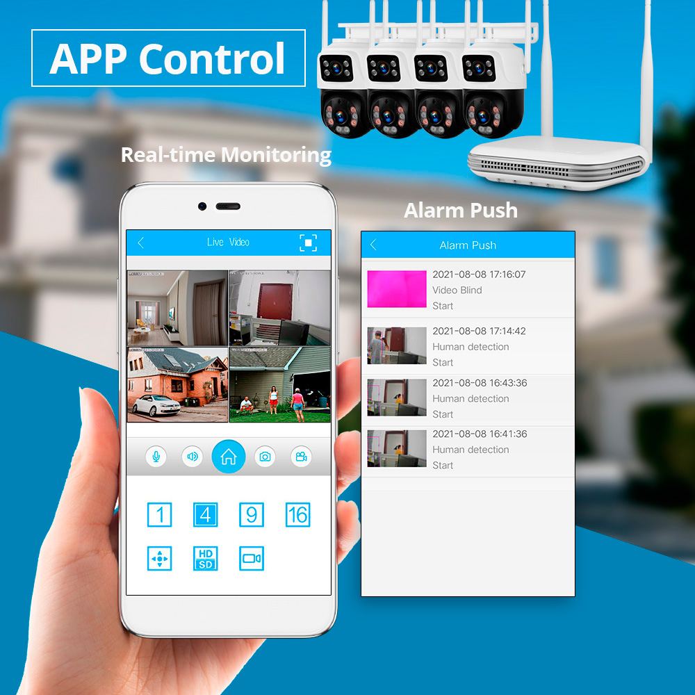 KERUI Impermeable 6MP HD Inalá - Home Security Video Systems reseña y precio