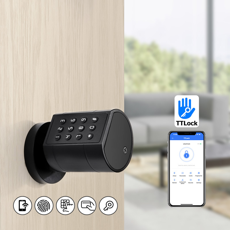 Cerradura de puerta cilíndrica - Home Security Battery reseña y precio