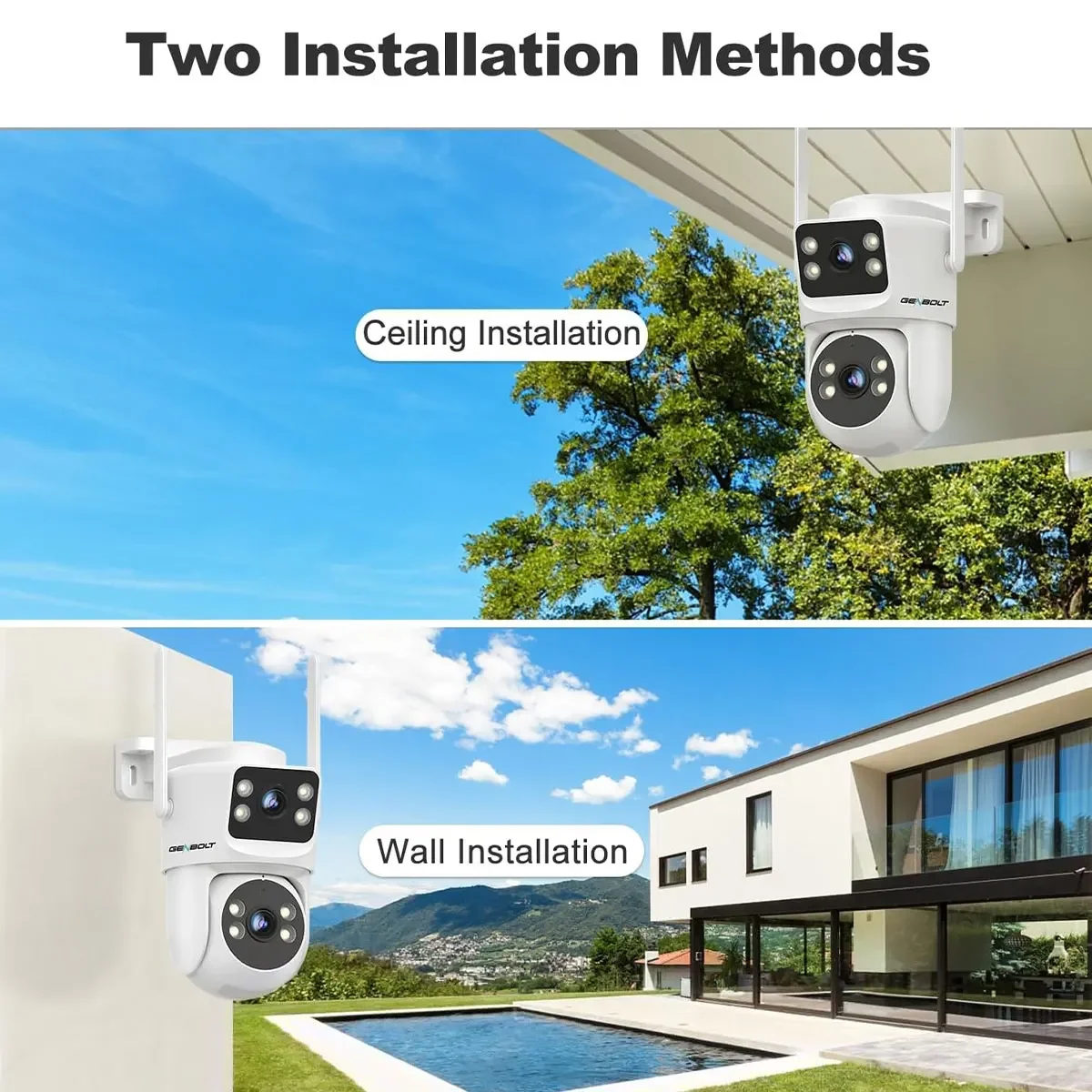 GENBOLT Cámara de seguridad Wi - Home Security Video Systems reseña y precio