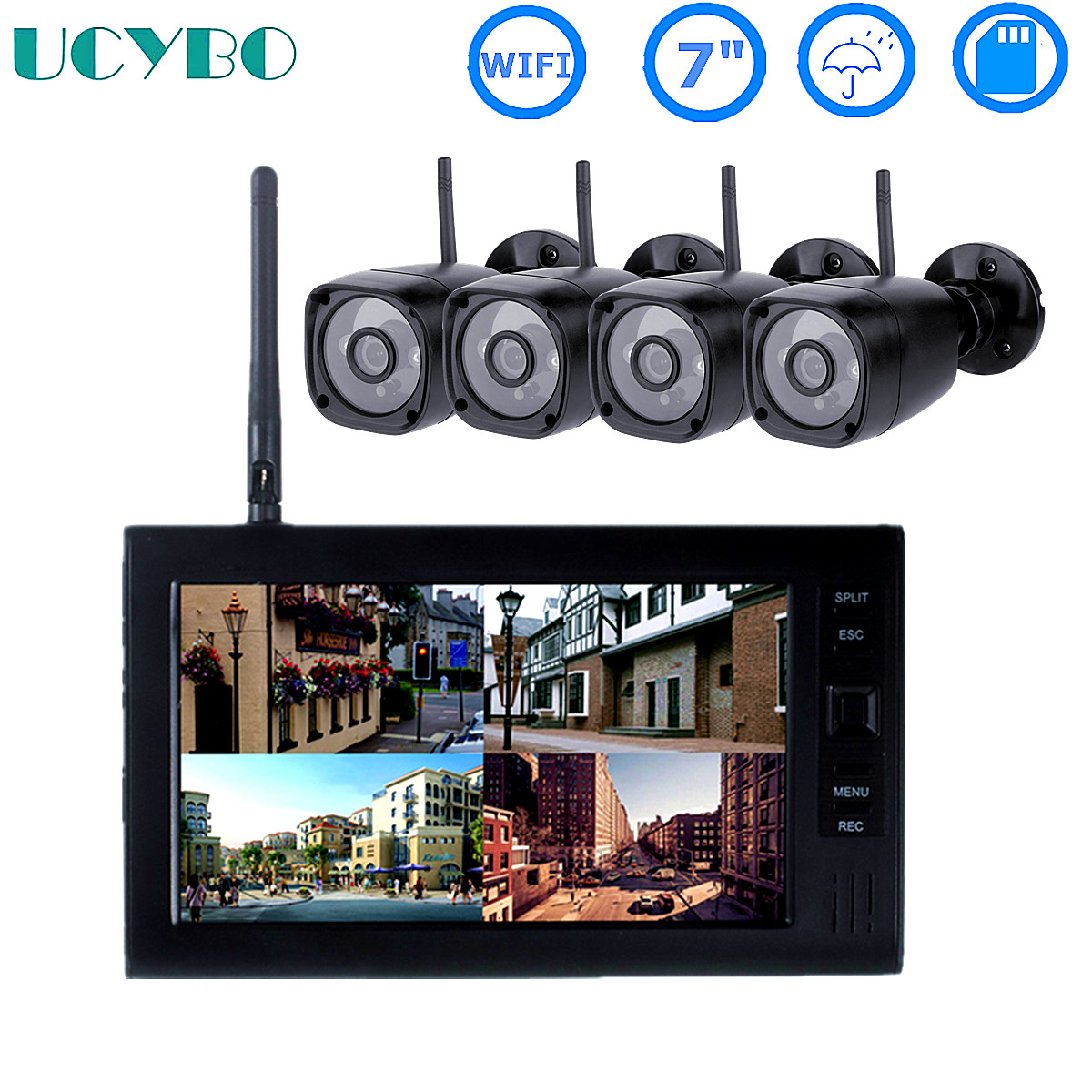 Sistema de seguridad cctv lcd  - Home Security Battery reseña y precio