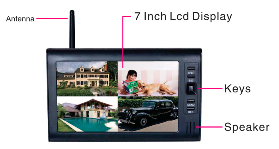 Sistema de seguridad cctv lcd  - Home Security Battery reseña y precio