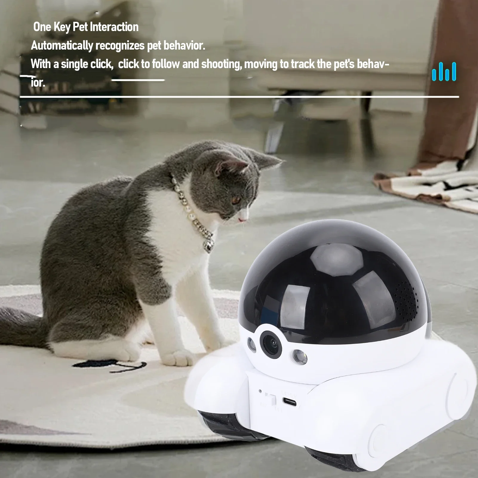 Cámara de Seguridad Interior d - Home Security Robot Dog reseña y precio
