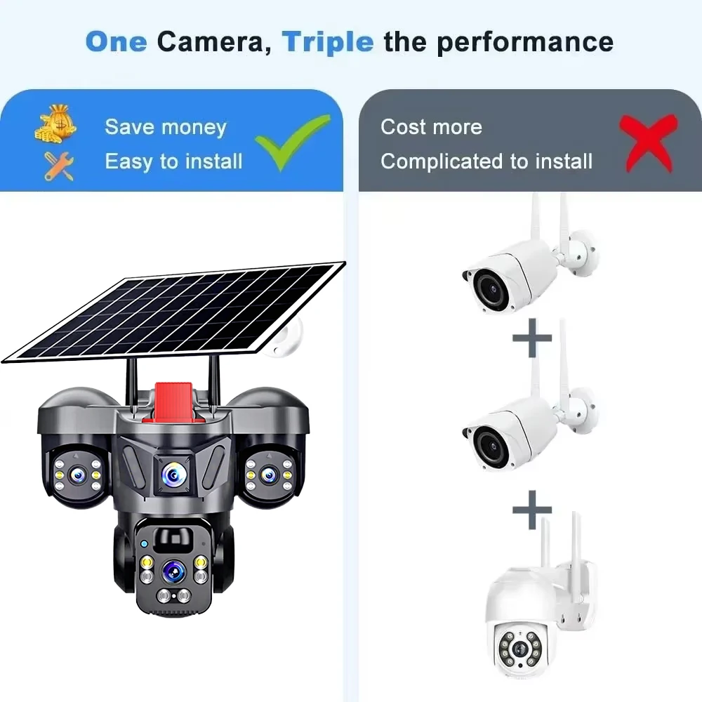 KERUI V380 Pro exterior PTZ 6M - Home Security Outdoor Cameras reseña y precio