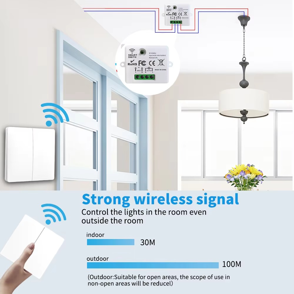Interruptor de Luz Inalámbrico - Home Security Battery reseña y precio