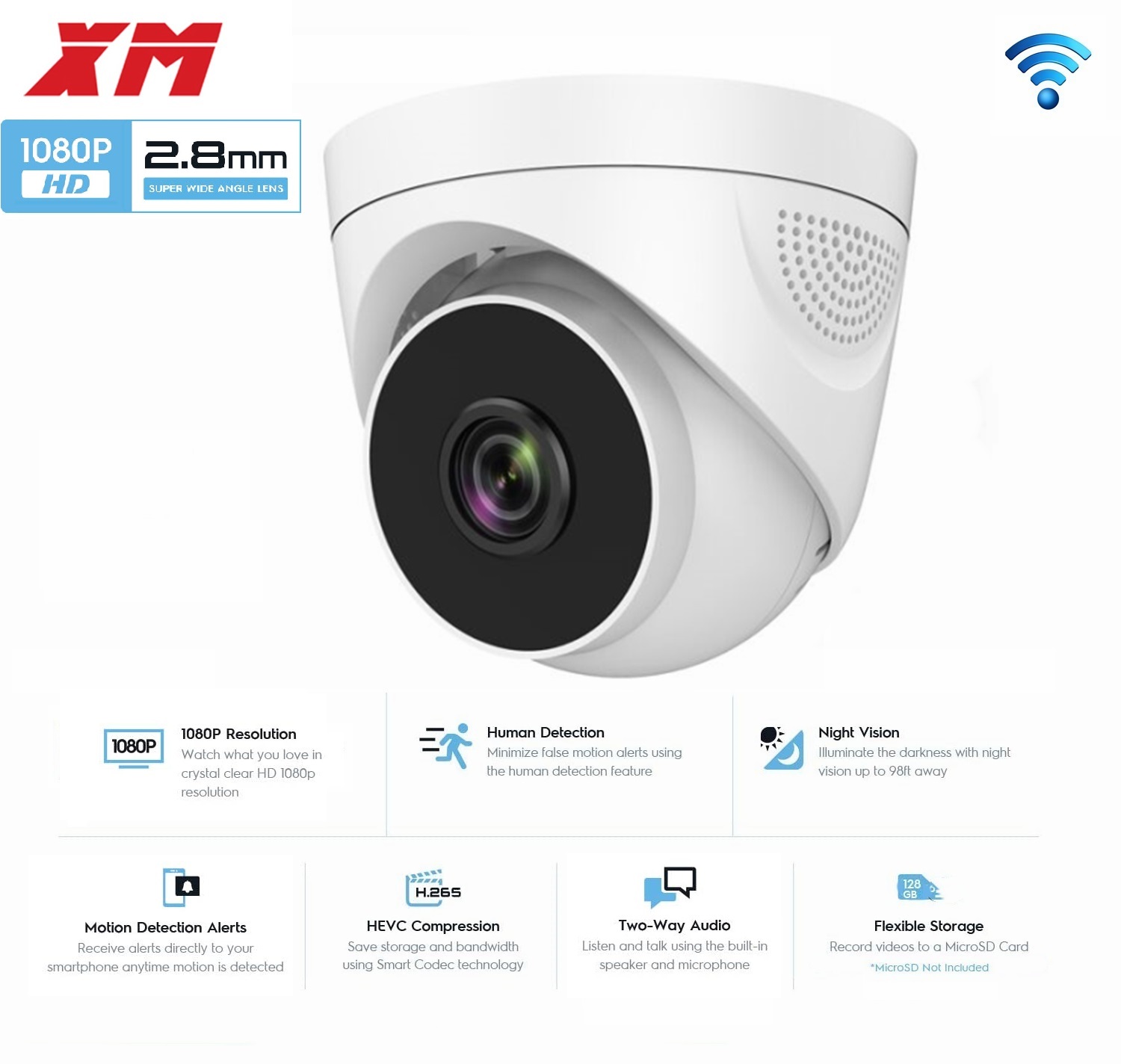 Cámara de Seguridad WiFi 1080P - Home Security Video Systems reseña y precio