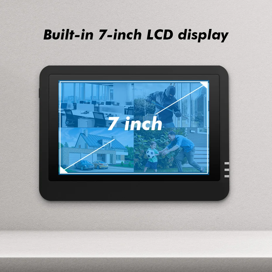 FUERS pantalla NVR de 7 pulgad - Nvr Kit 8 Channel reseña y precio